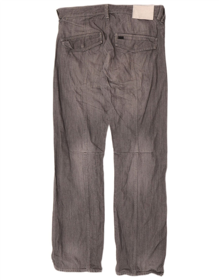 Jeans dritti da uomo Rifle W34 L33 in cotone grigio
