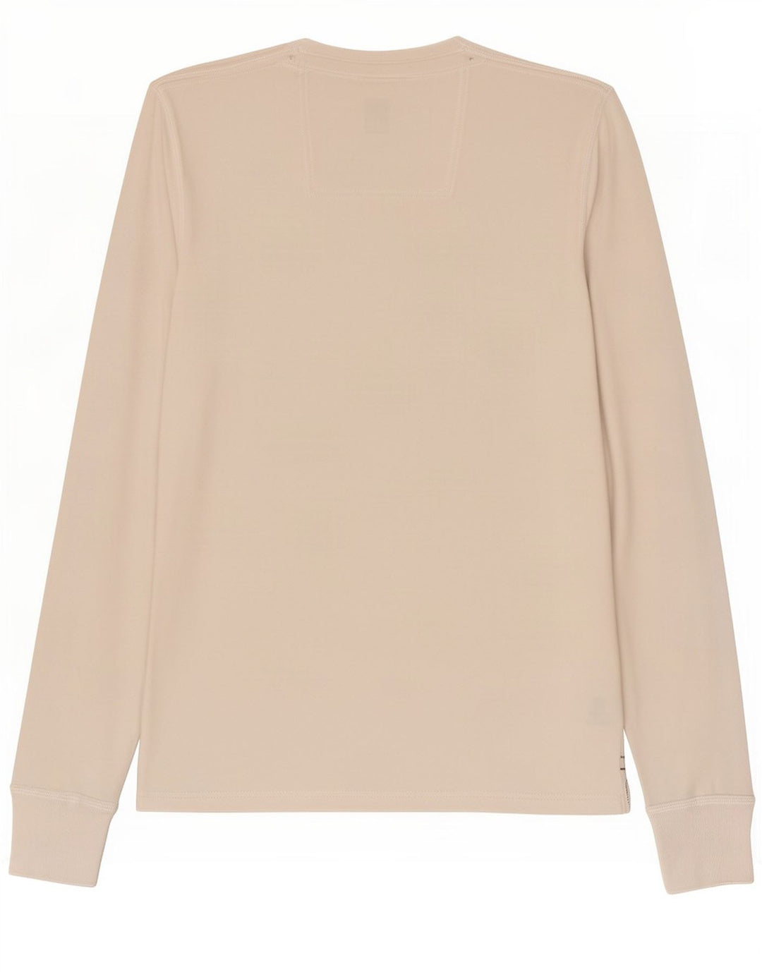 Fat Face Top da uomo a manica lunga piccolo in cotone bianco