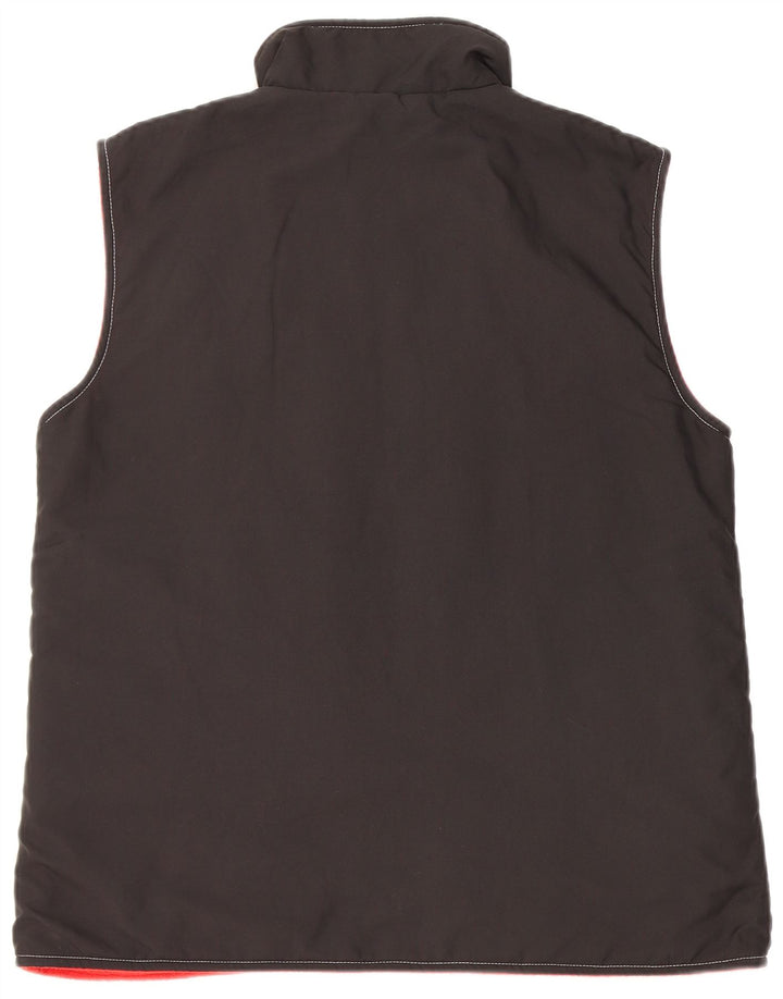 Gilet reversibile da uomo Lotto UK 36 Small Nero Poliestere color block