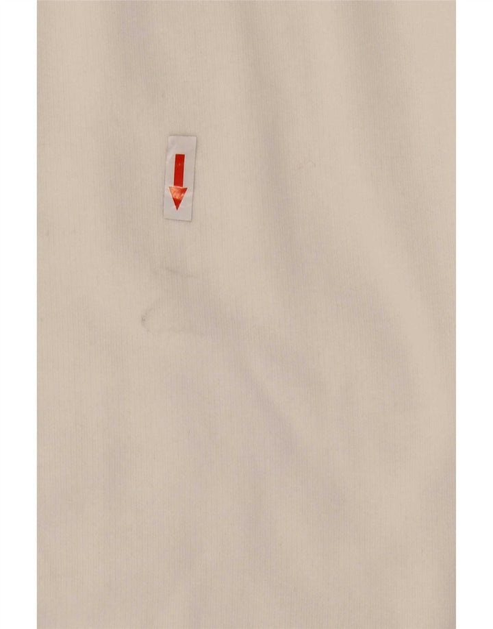 Maglione con cappuccio e zip da uomo Champion 2XL cotone bianco