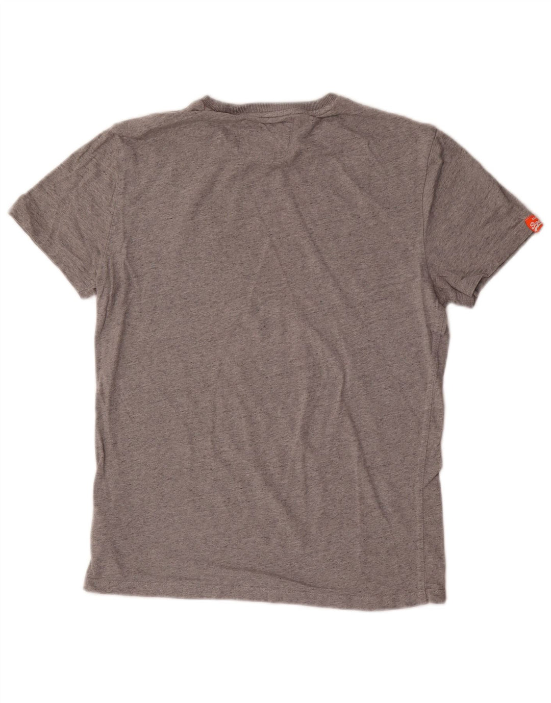 T-shirt da uomo Superdry Top Small in cotone grigio