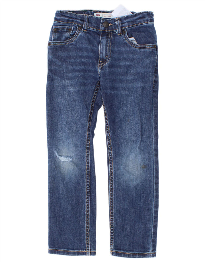 Jeans dritti per ragazzi Levi's 5-6 anni W22 L20 cotone blu