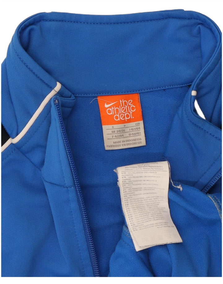 Giacca da ginnastica da uomo Nike Small Blu in poliestere color block