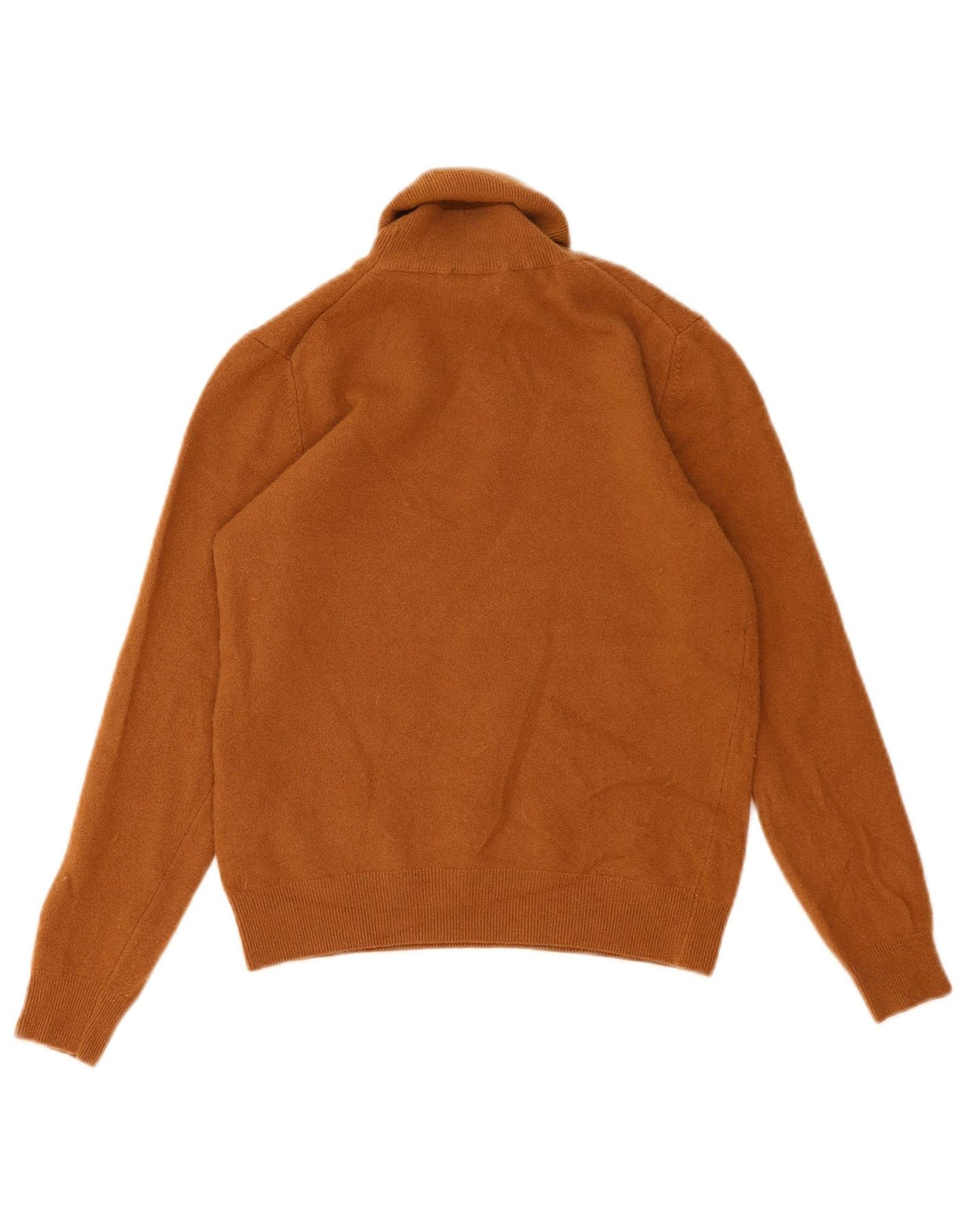 Maglione da donna Benetton a collo alto corto UK 12 Marrone medio
