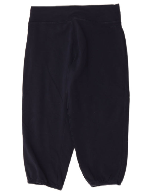 Pantaloni da tuta Nike Dri Fit Capri da donna, pantaloni da jogging, UK 8, piccoli, blu navy