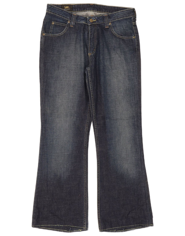 Jeans svasati Lee Felton da donna W31 L30 cotone blu navy