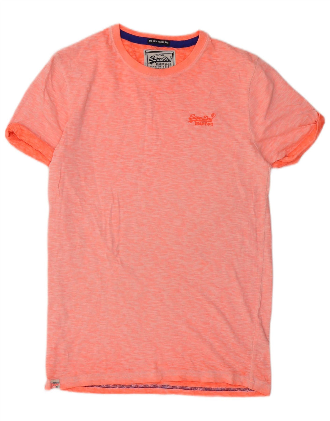 T-shirt da uomo Superdry Top Small in cotone arancione