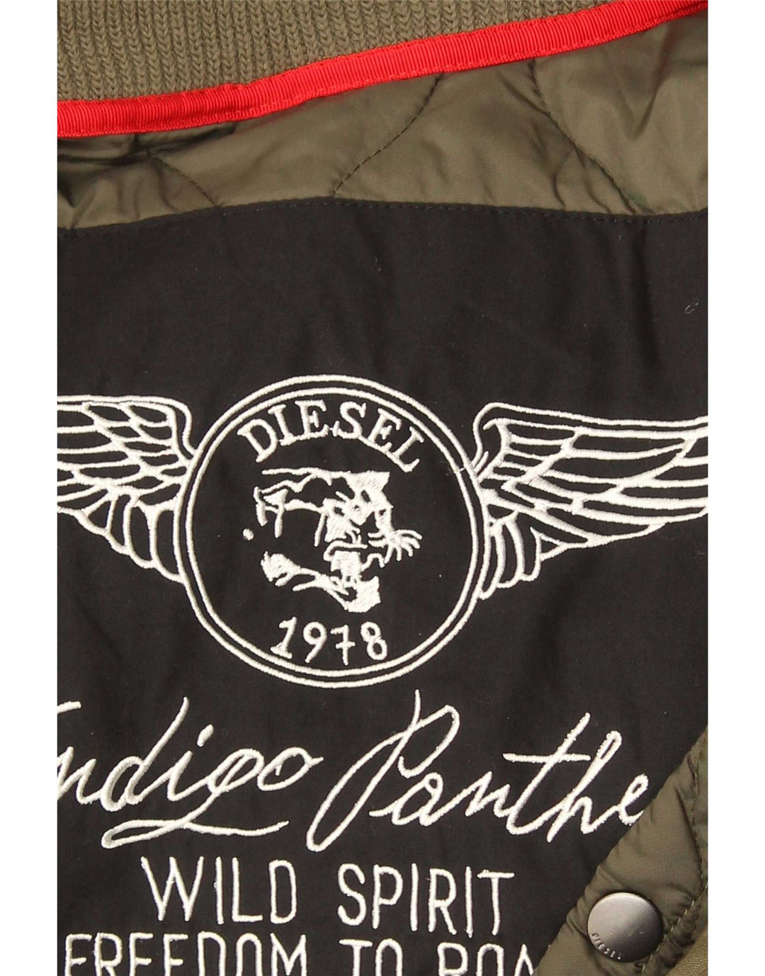 Giacca parka con cappuccio da uomo Diesel UK 38 medio cachi