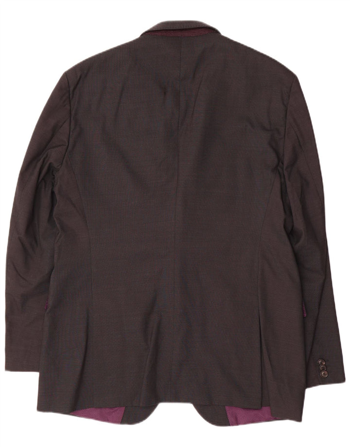 Giacca blazer da uomo a 2 bottoni Hugo Boss EU 54 2XL lana grigia