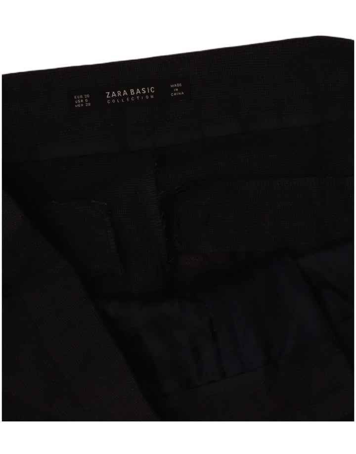 Pantaloni da abito slim da donna Zara EU 38 Small W28 L27 Grigio