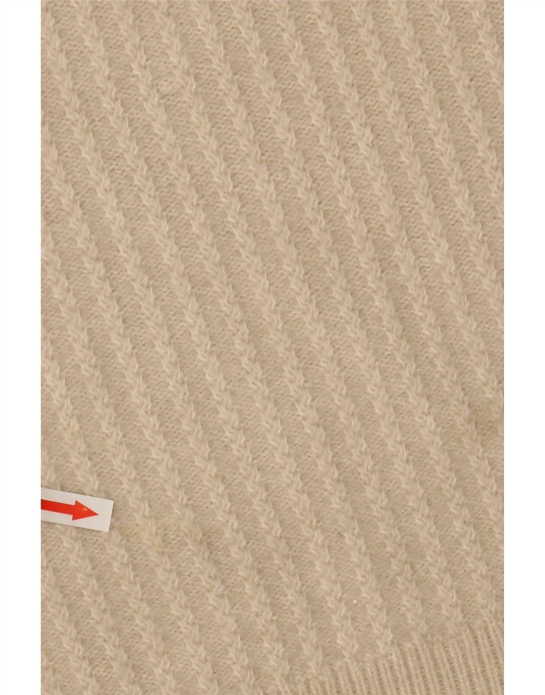 Maglione maglione girocollo da uomo Reiss XL in lana beige