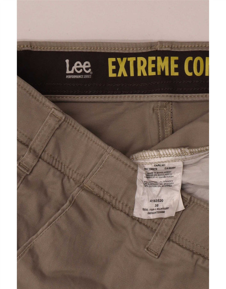 Pantaloncini chino da uomo Lee W38 XL in cotone beige