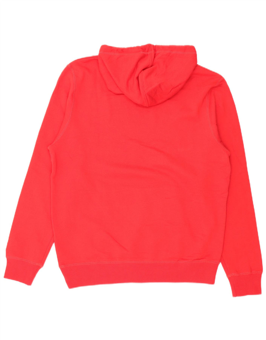 PUMA Mens Graphic Hoodie Jumper Large Red Cotton