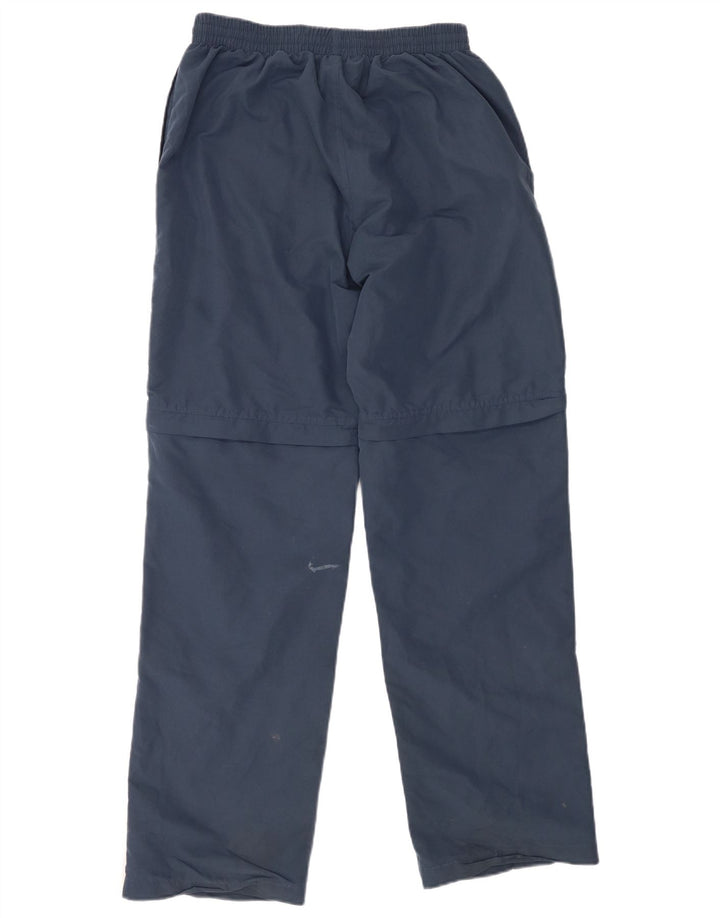 Pantaloni da tuta ASICS da uomo grandi in poliestere blu navy