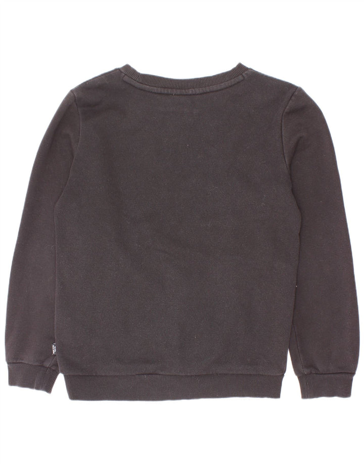 Felpa grafica da ragazzo Puma 7-8 anni in cotone nero