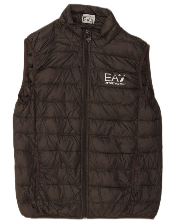 Gilet imbottito da uomo Emporio Armani UK 40 Large Verde in poliammide