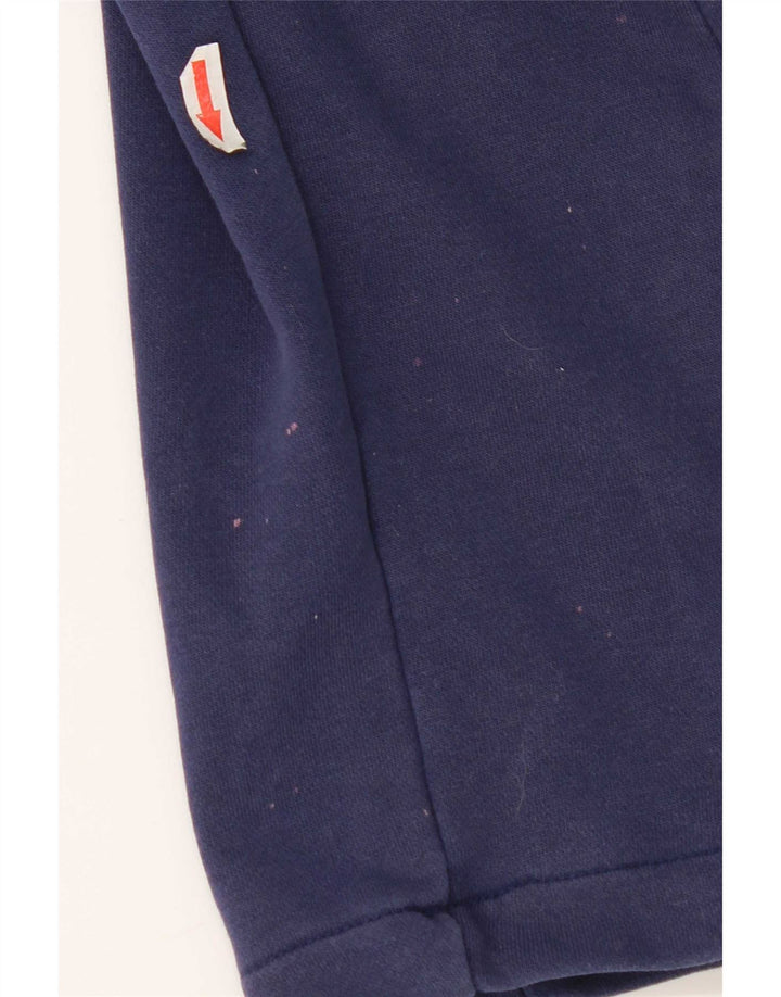 Pantaloni da tuta grafica Nike da uomo piccoli in cotone blu navy