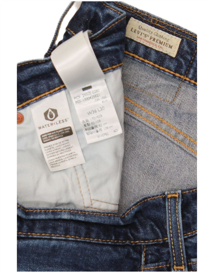 Jeans dritti da uomo LEVI'S W36 L27 cotone blu