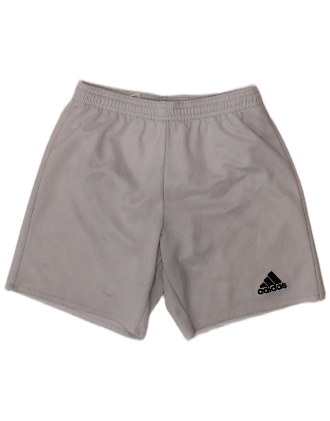 Pantaloncini sportivi ADIDAS Climalite da ragazzo 9-10 anni in poliestere bianco