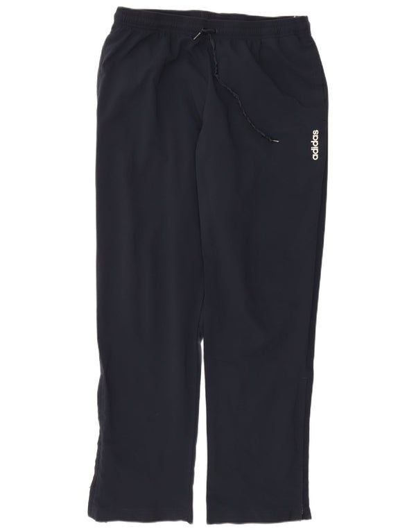 Pantaloni da tuta da uomo Adidas Large in poliestere blu navy