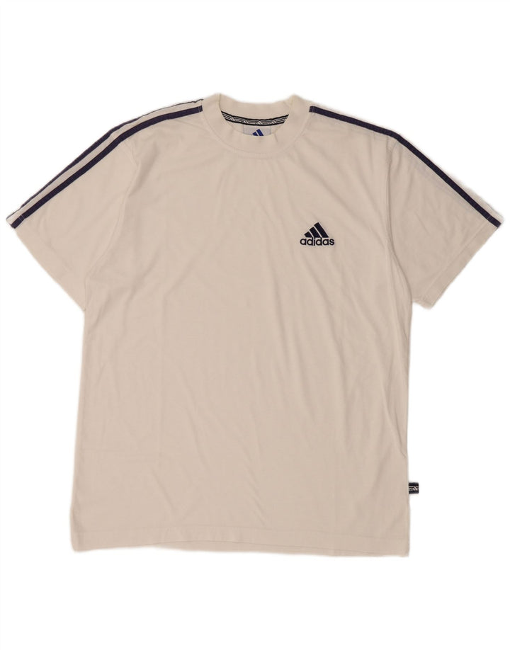 Maglietta Adidas Ragazzo Top 15-16 Anni Cotone Bianca