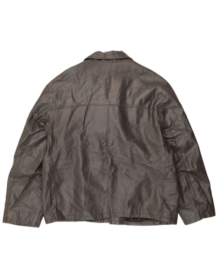 Giacca Pelle Uomo Conbipel IT 52 Large Pelle Grigia
