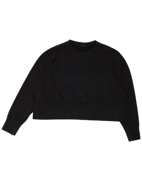Felpa oversize con grafica Nike Dri Fit da donna, taglia UK 14, media, nera