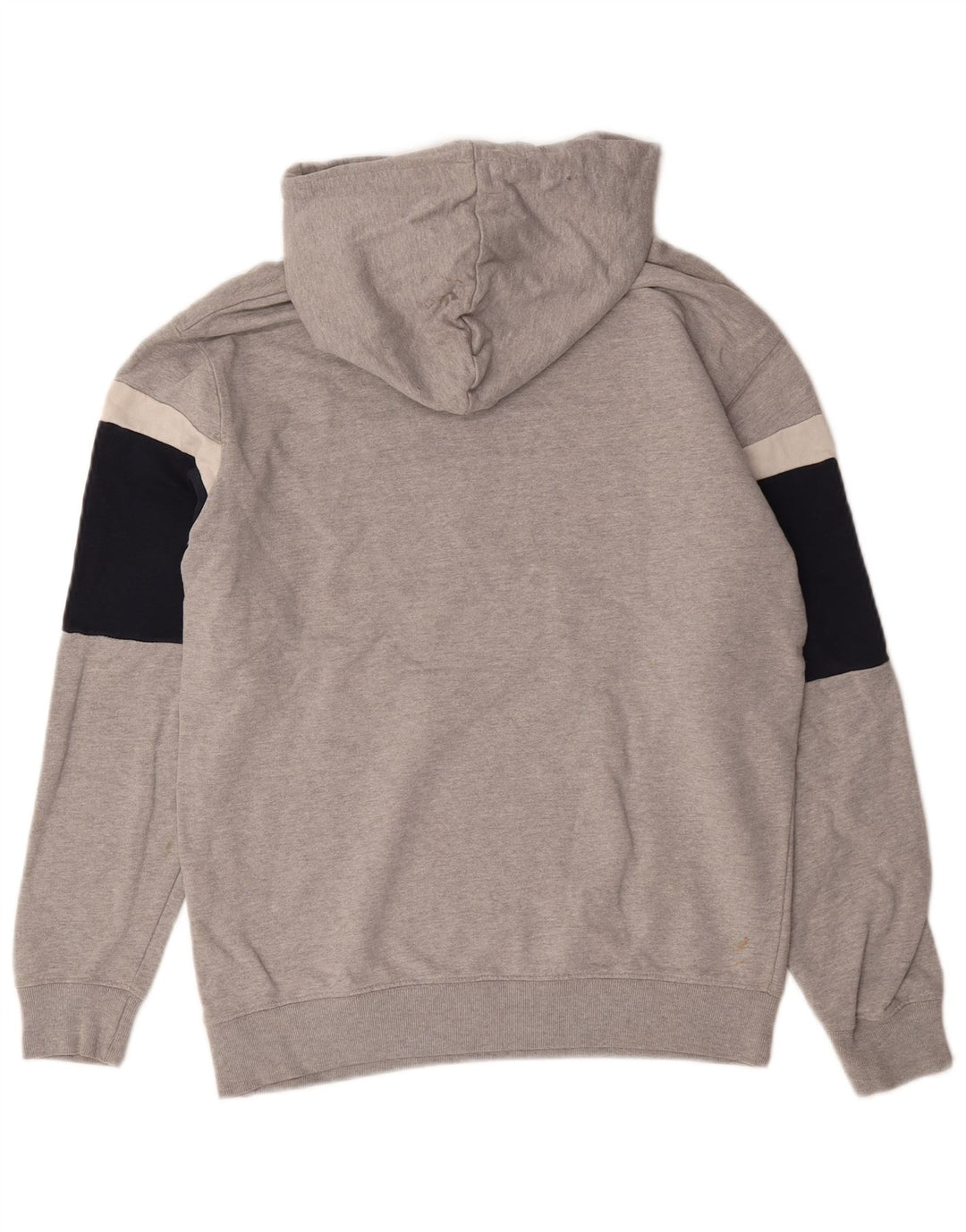 Maglione con cappuccio da uomo Zara piccolo in cotone color block grigio