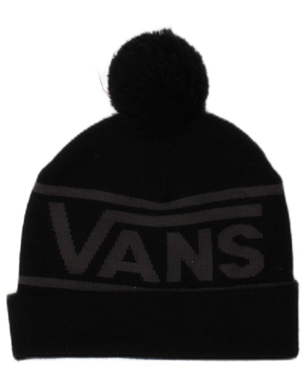 Berretto da uomo in maglia grafica Vans, taglia unica, in acrilico color block nero