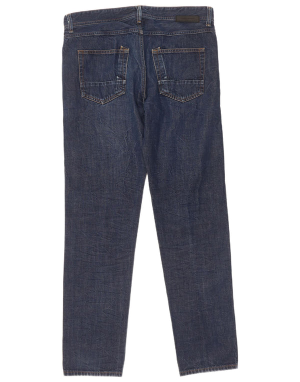 Jeans Uomo Slim Mauro Grifoni W34 L32 Blu Cotone