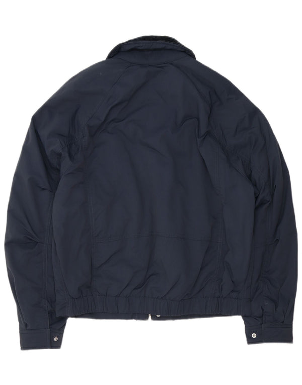 Giubbotto bomber da uomo Zara UK 36 Small Poliestere color block blu navy