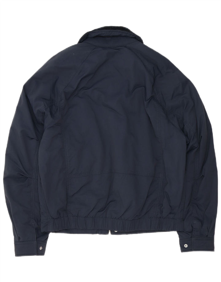 Giubbotto bomber da uomo Zara UK 36 Small Poliestere color block blu navy