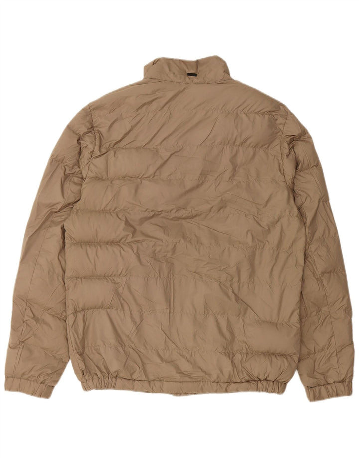 Giacca imbottita da uomo Massimo Dutti UK 36 Small Beige Poliestere