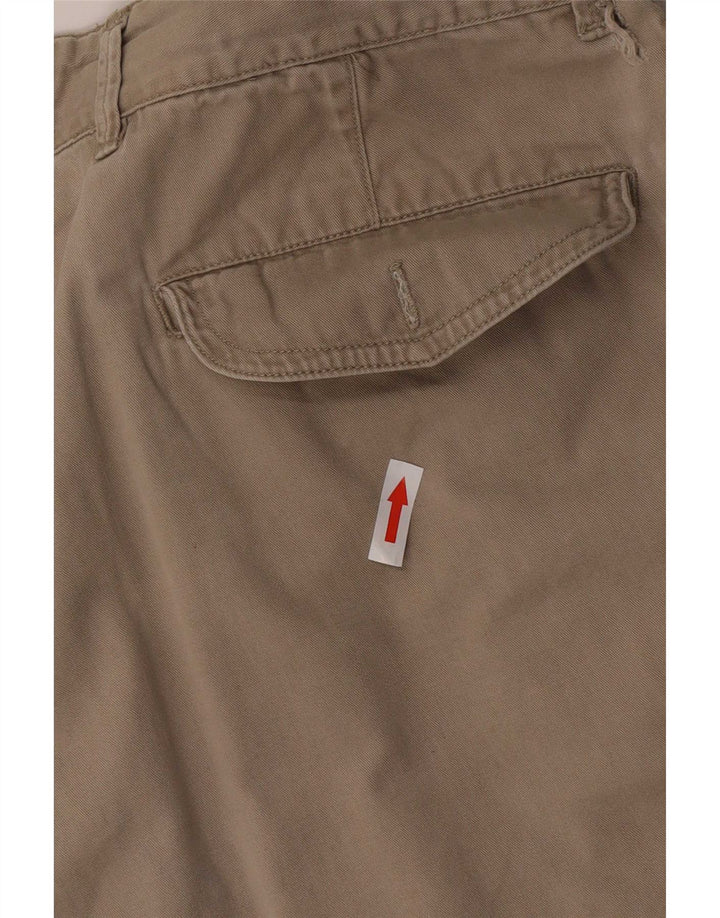 Gap Pantaloncini chino da uomo con pegged W34 Large in cotone beige