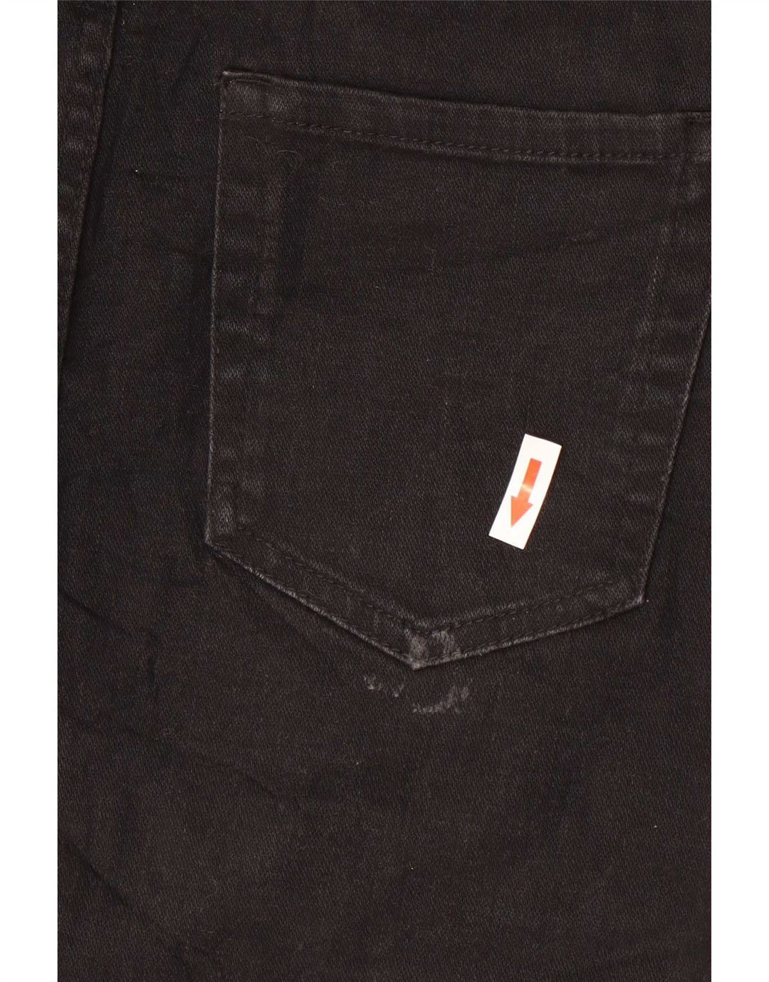 Mini gonna di jeans Zara da donna media W28 nera