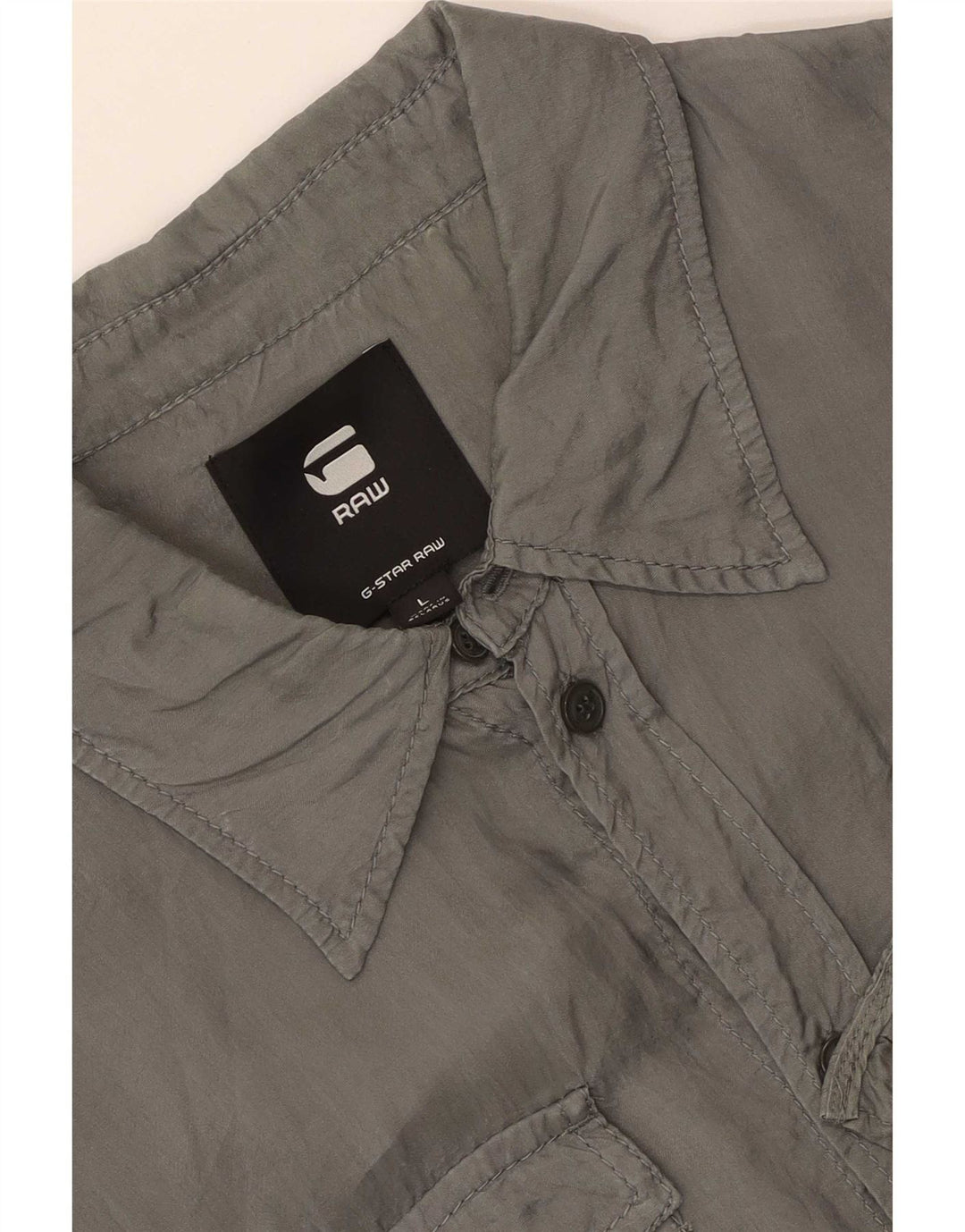 Camicia da uomo G-Star grande grigia