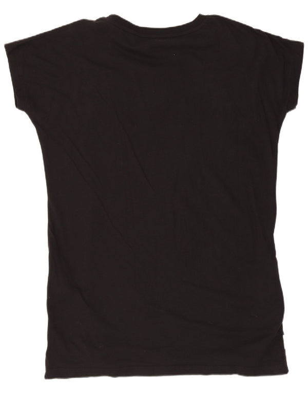 T-shirt grafica oversize Reebok da donna UK 12/14 Medium Nero