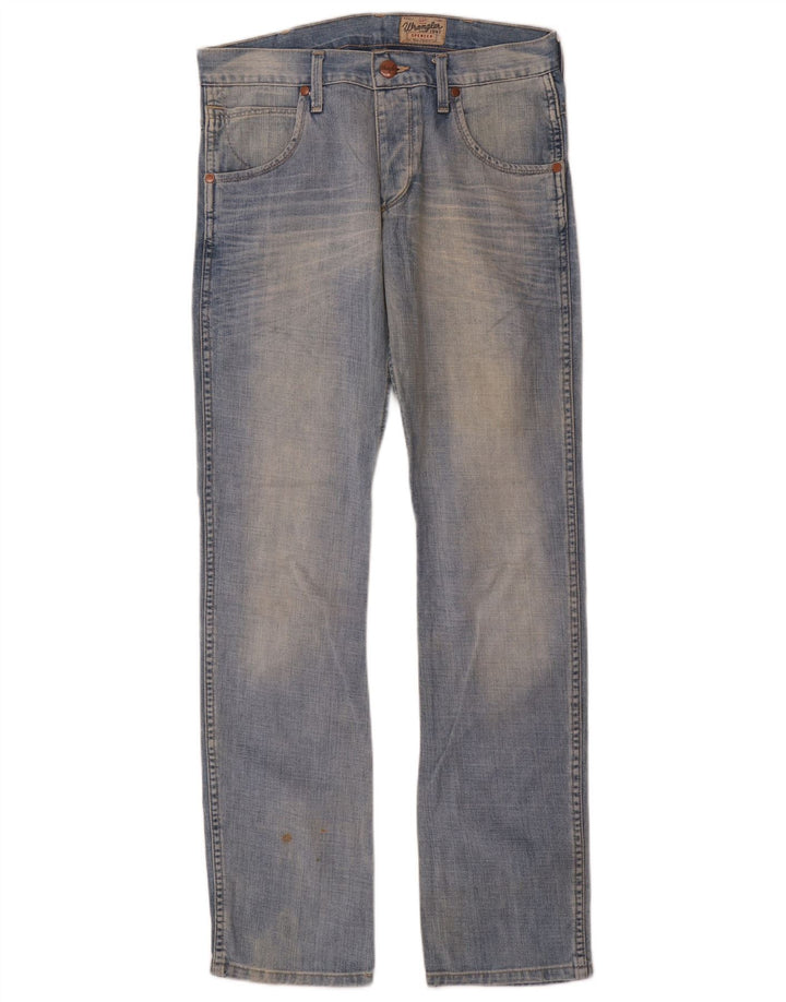 Jeans dritti da uomo Spencer Wrangler W32 L34 cotone blu