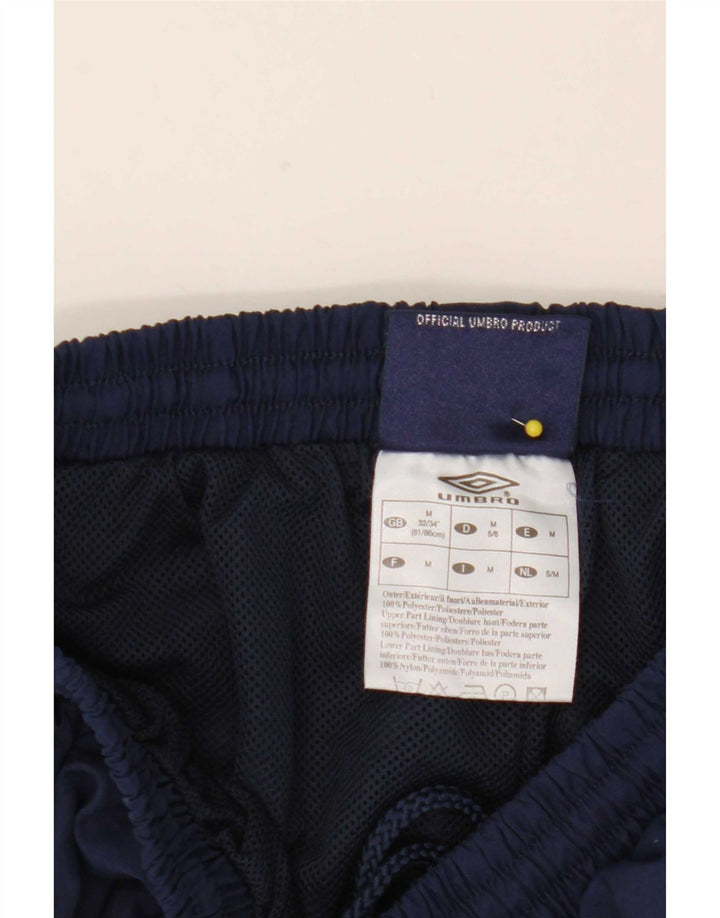 Pantaloni da tuta da uomo Umbro Joggers medi in nylon blu navy