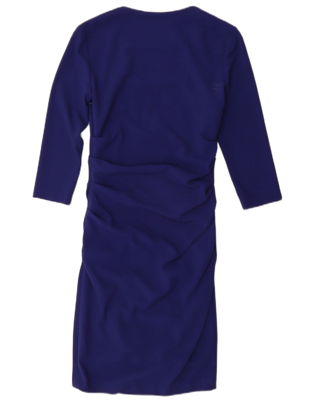 PHASE EIGHT Abito aderente da donna con maniche a 3/4 UK 8 Piccolo poliestere blu