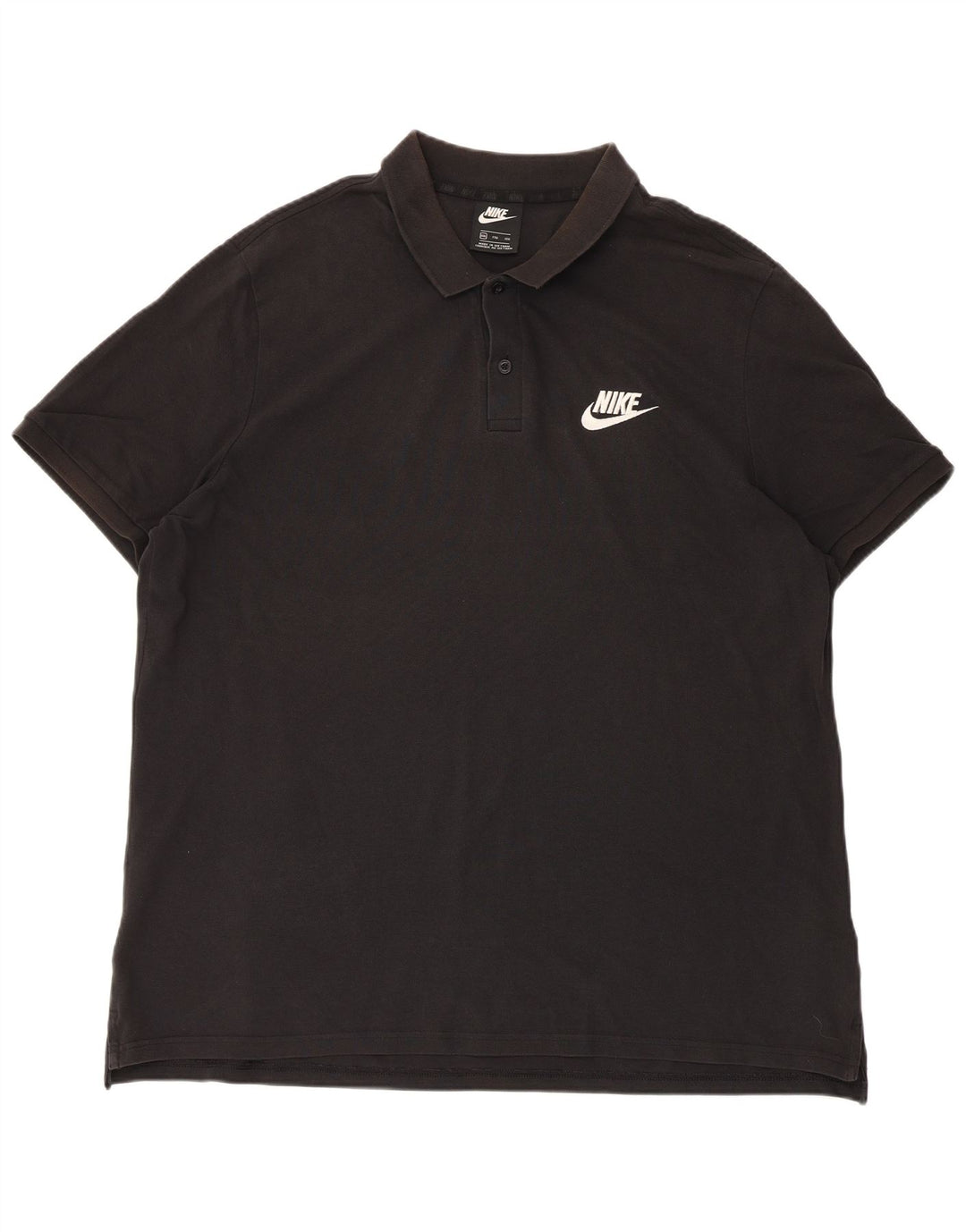 Polo Nike da uomo 2XL in cotone nero