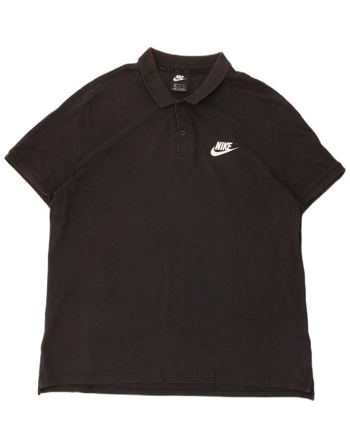 Polo Nike da uomo 2XL in cotone nero