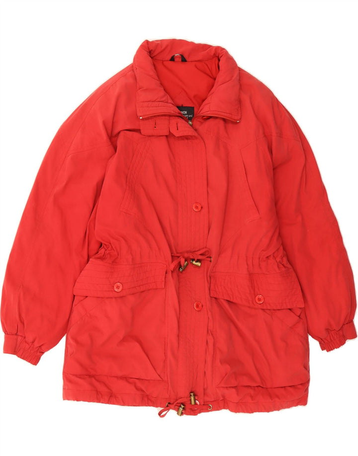 CANDA Womens Padded Coat UK 14 Large Red Vintage Canda and Second-Hand Canda from Messina Hembry 