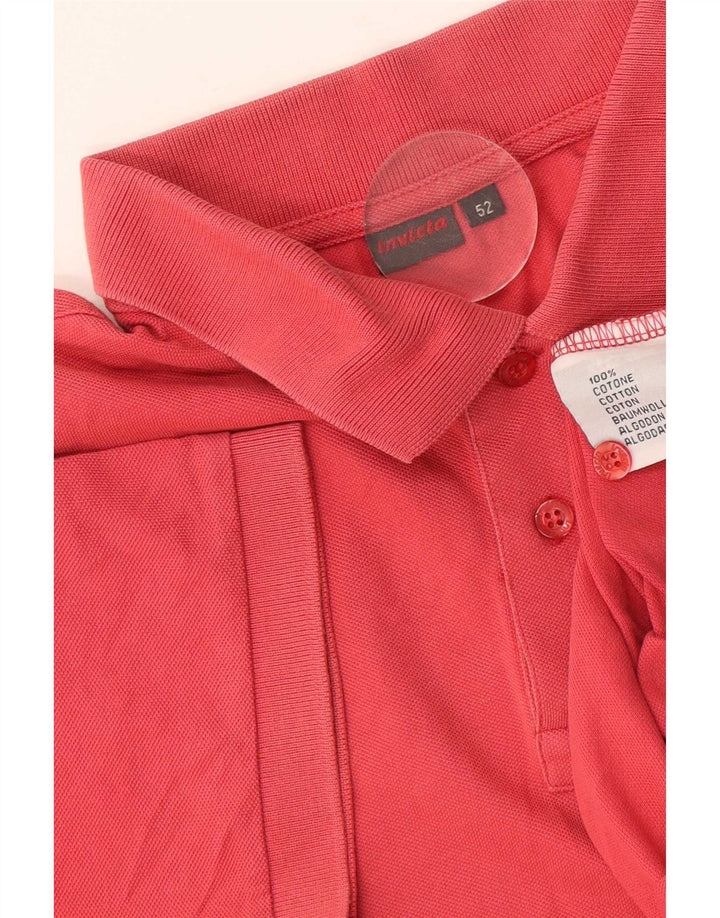 Polo Uomo Invicta IT 52 Large Rosa Cotone