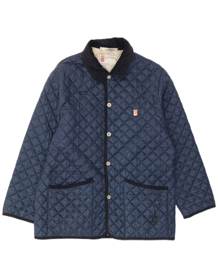 Giacca trapuntata da uomo Armata Di Mare IT 50 Large Blu Navy Colourblock