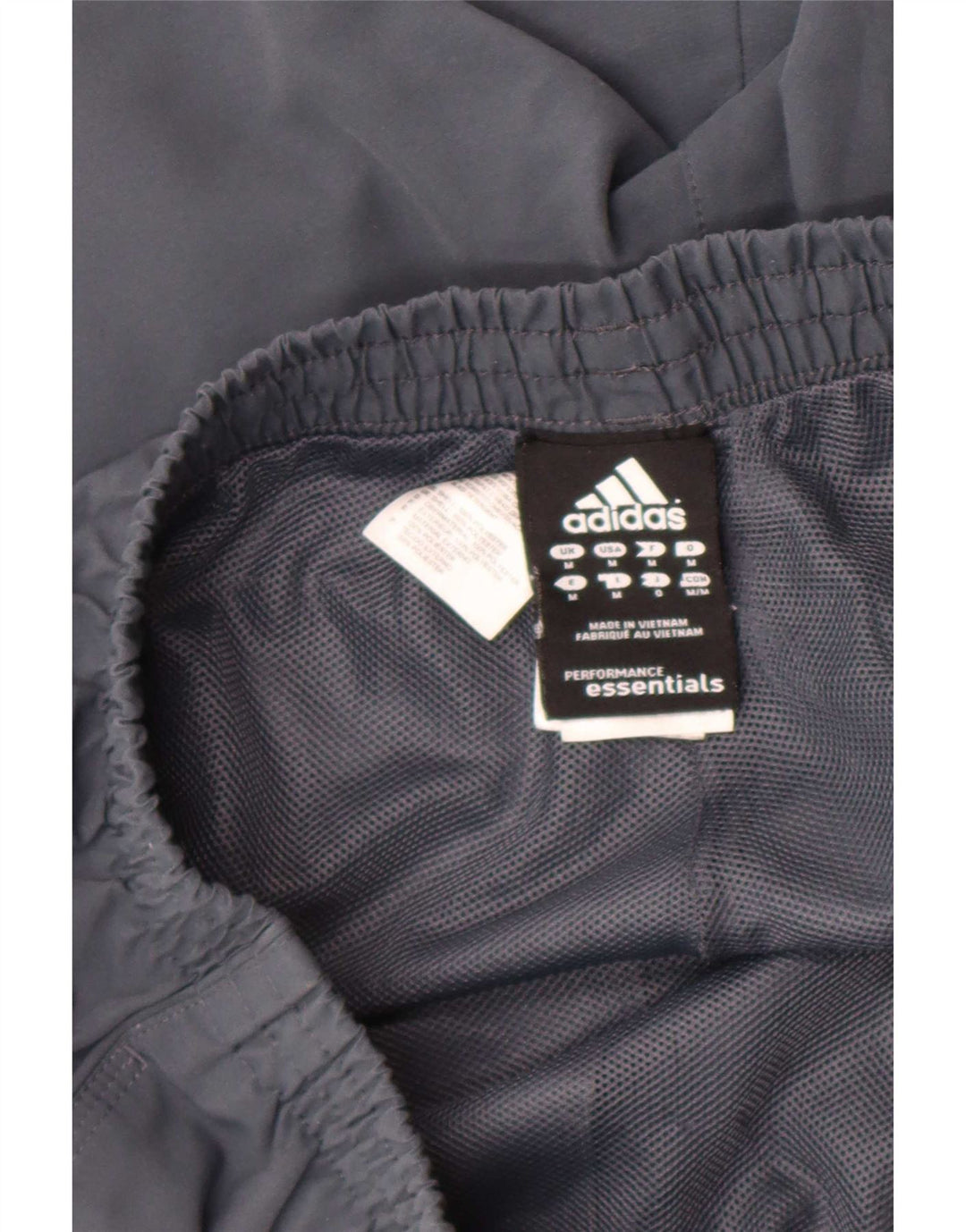 Pantaloncini sportivi Adidas Climalite da uomo in poliestere grigio medio