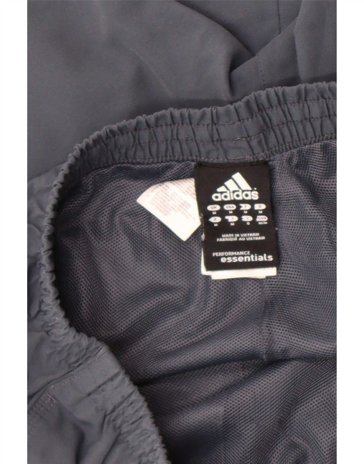 Pantaloncini sportivi Adidas Climalite da uomo in poliestere grigio medio