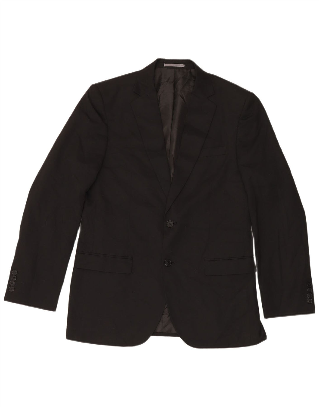 Giacca blazer a 2 bottoni vestibilità regolare da uomo Marks & Spencer EU 50 grande nera