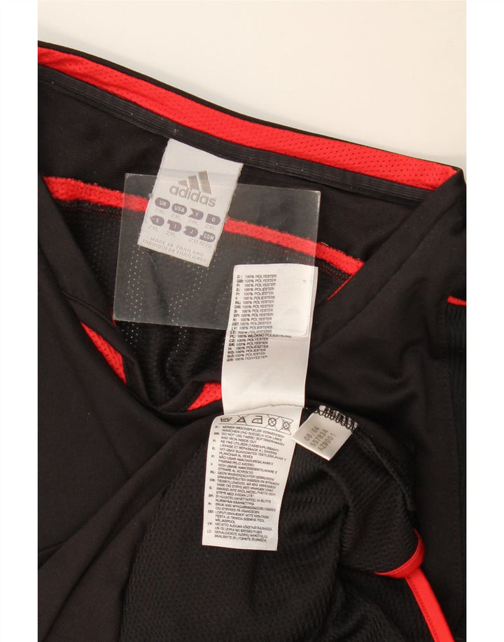 T-shirt ADIDAS da uomo Climacool 2XL Poliestere color block nero