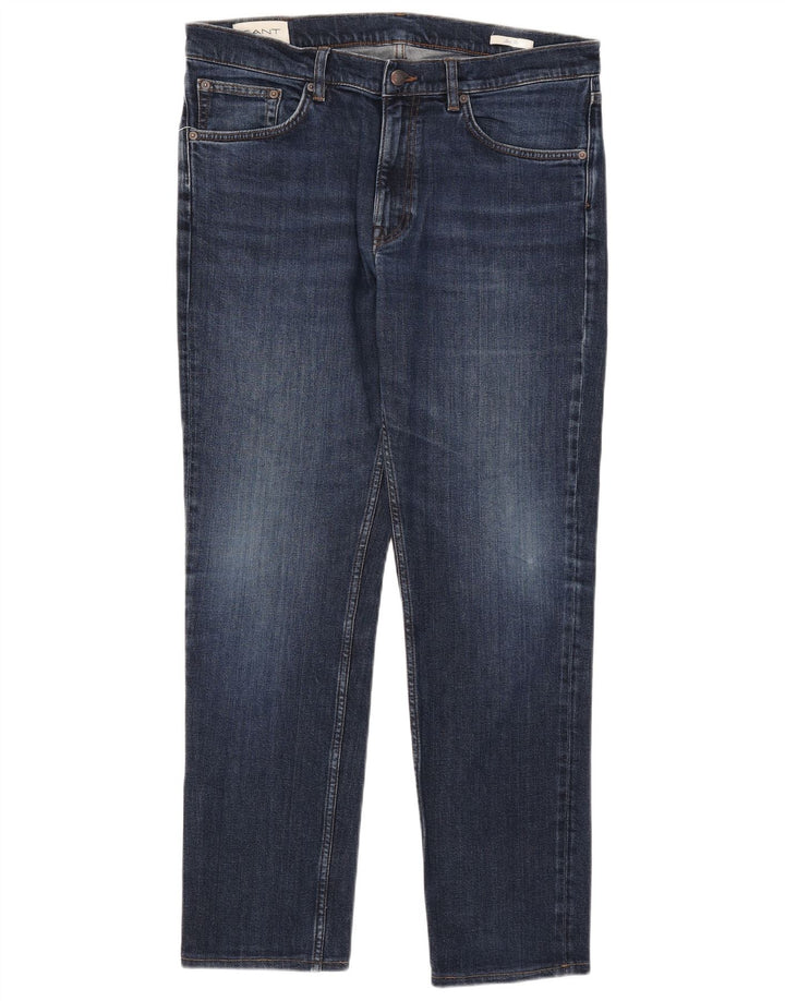 Jeans slim da uomo Gant W36 L30 cotone blu